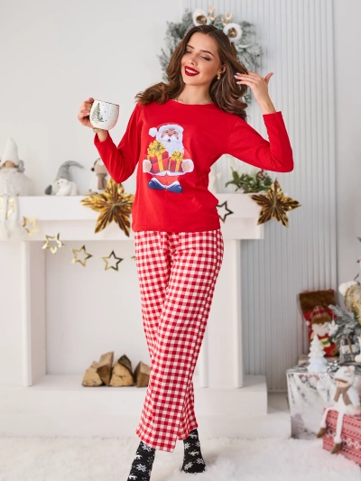 Royalfashion Weihnachts-Damenpyjamas
