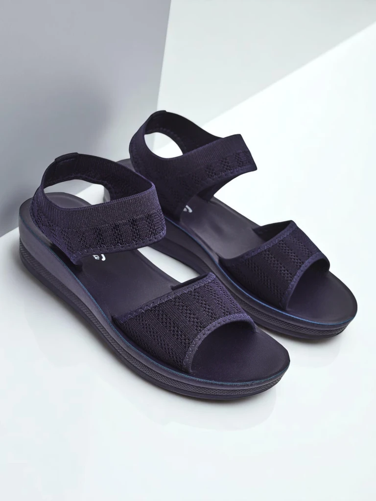 Royalfashion Damensandalen mit dickerer Sohle Viva Flex II