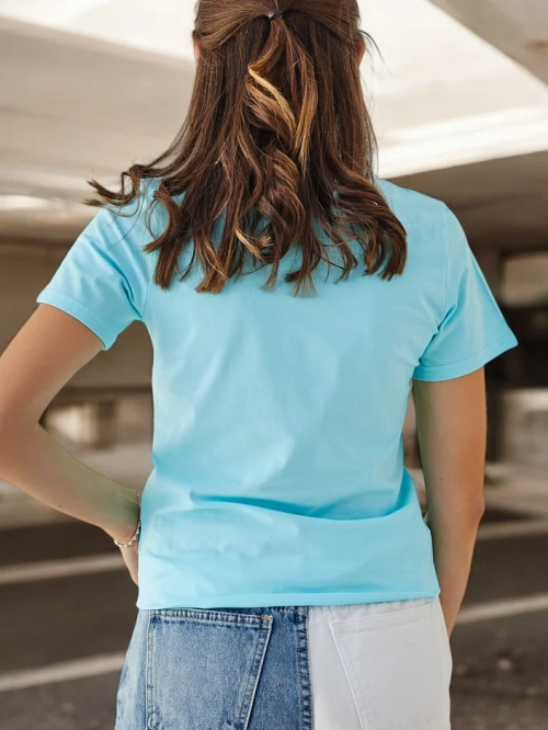 Royalfashion жіноча блузка з бавовни з написом