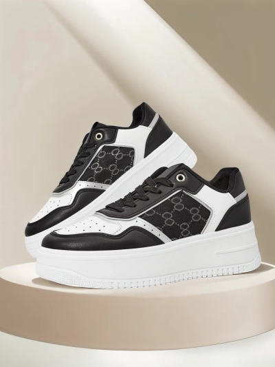 Royalfashion Damen Plattform Sport Sneakers Zezis