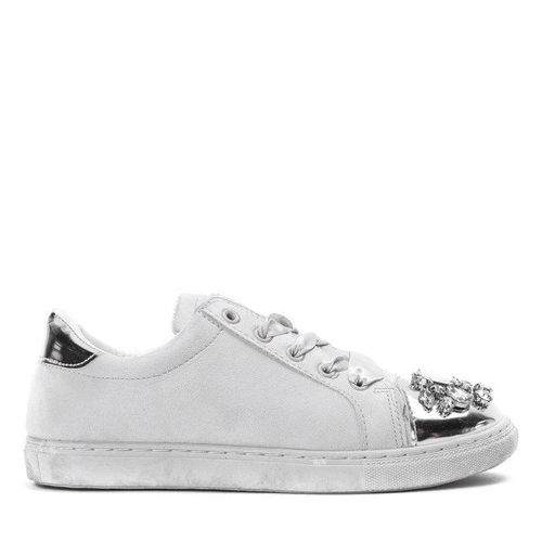 Сірі жіночі кросівки з прикрасами Emilyan - Взуття