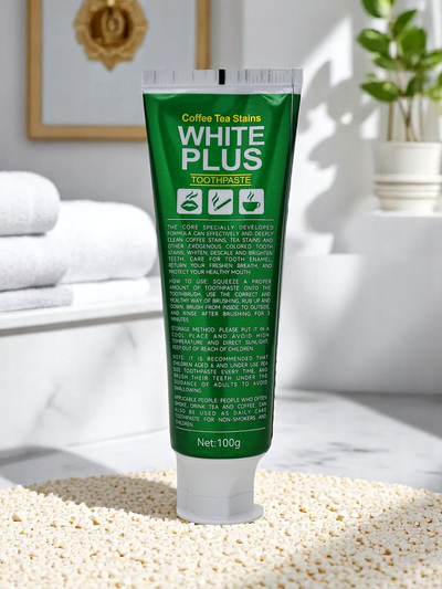 Aufhellende und fleckenentfernende Zahnpasta