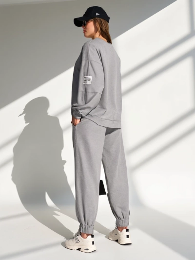 Royalfashion Damen Baumwollset mit Bündchen an den Beinen