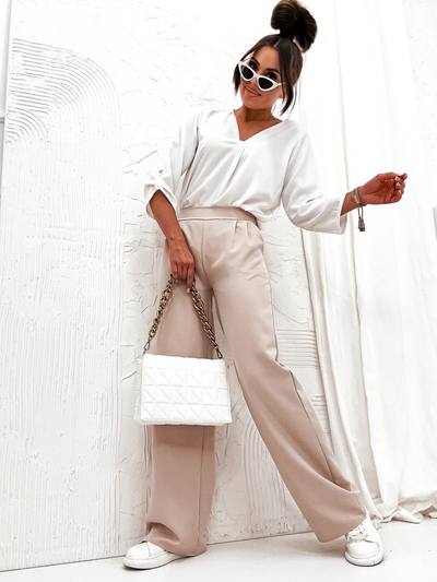 Royalfashion Weite Stoffhose für Damen