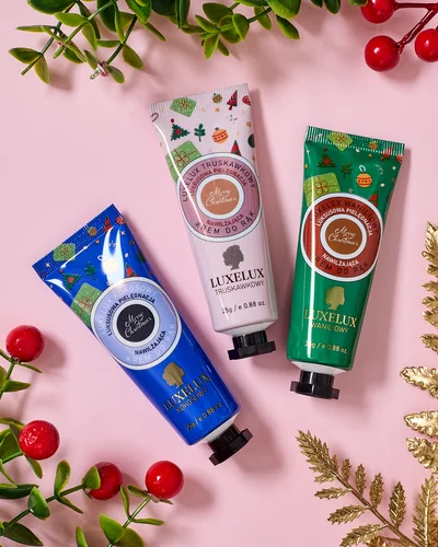 Luxelux Weihnachts-Handcreme-Set aus der Botanicals-Serie 25g