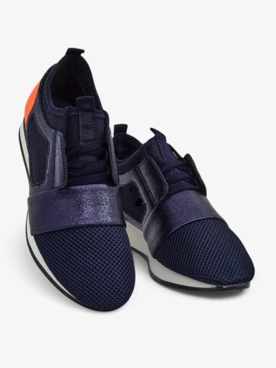 Vittoria Marineblaue Damen-Schuhe aus Öko-Leder