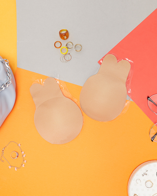 Beige Selbsttragende Damen-Bezüge – Unterwäsche