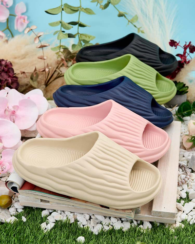 Royalfashion Women's Magged rubber flip-flops