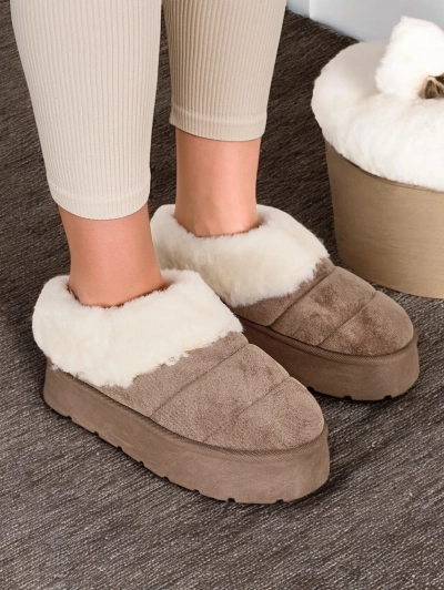 Royalfashion Damenstiefeletten im Stil von Schneestiefeln Eliozi