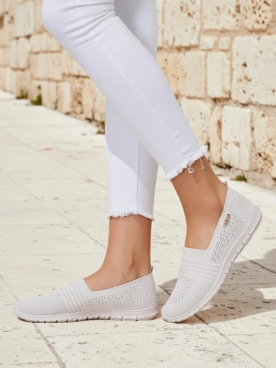 Royalfashion Sportliche Damen-Mokassins Sortpes