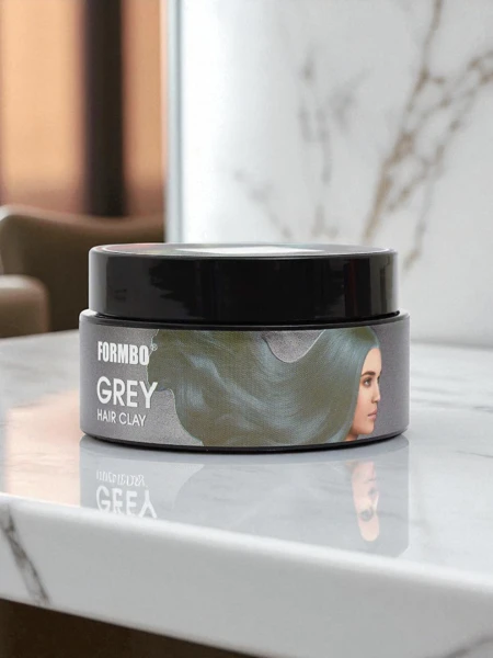 Formbo Grey Styx Argento Grey Hair Clay – modischer Haarstyling-Ton