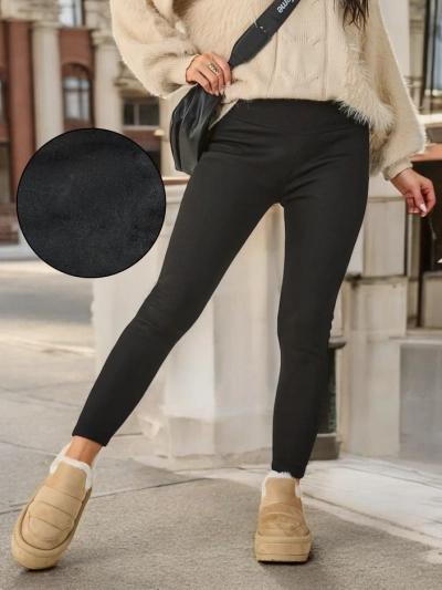 Royalfashion Warme Baumwoll-Leggings für Damen