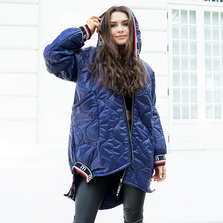 steppjacke damen oversize steppjacke mit kapuze