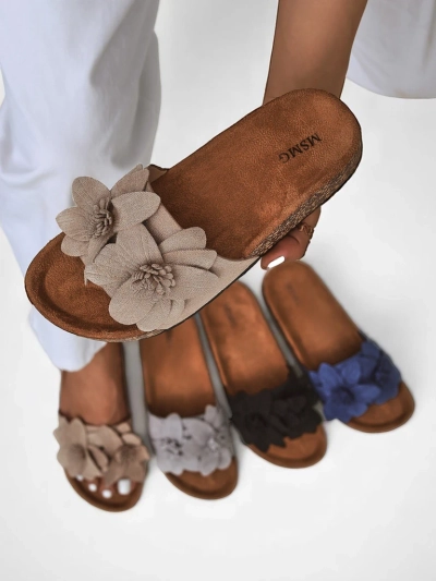 Royalfashion Жіночі шльопанці з квітами Foules