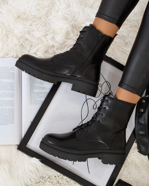 Жіночі черевики Royalfashion Bumalo на шнурівці