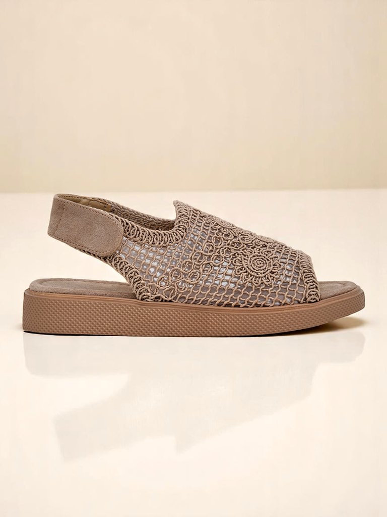 Royalfashion Damen Levay Ajour-Sandalen mit Obermaterial