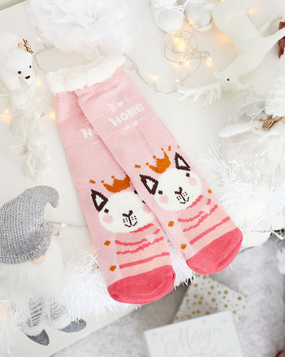 Royalfashion Damen Wintersocken mit Weihnachtsmuster