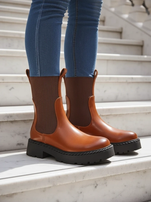 Royalfashion Жіночі черевики на ранті Masolina