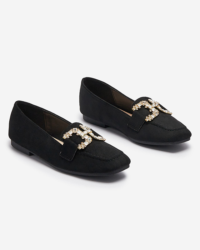 Schwarze Damen Mokassins Jaorica- Footwear