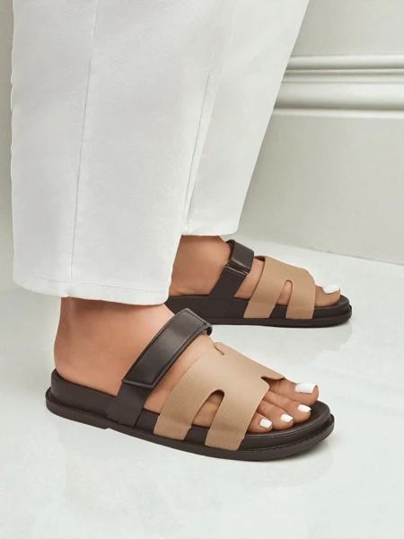 Royalfashion Damen-Sandalen aus Ökoleder FlexiComfi