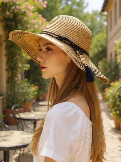 Royalfashion Damen-Strohhut Rionnav