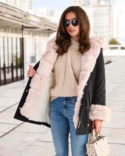 Royalfashion Langer Damenmantel