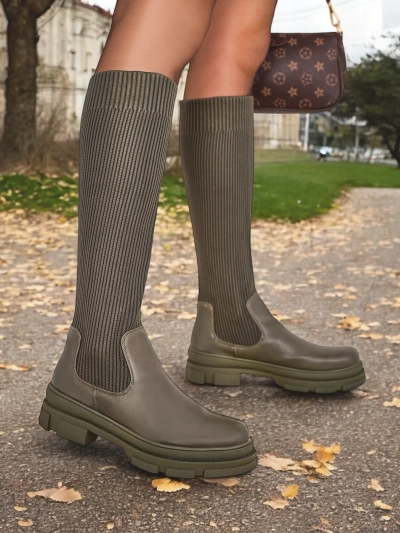 Жіночі чоботи Royalfashion на каблуці Bireno