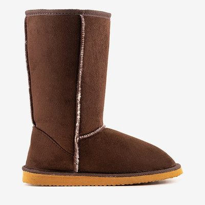 Brown Shaean braune Damen warme Schneeschuhe - Schuhe