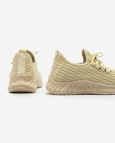 Beige Damen-Sportschuhe aus Stoff Orycys- Footwear