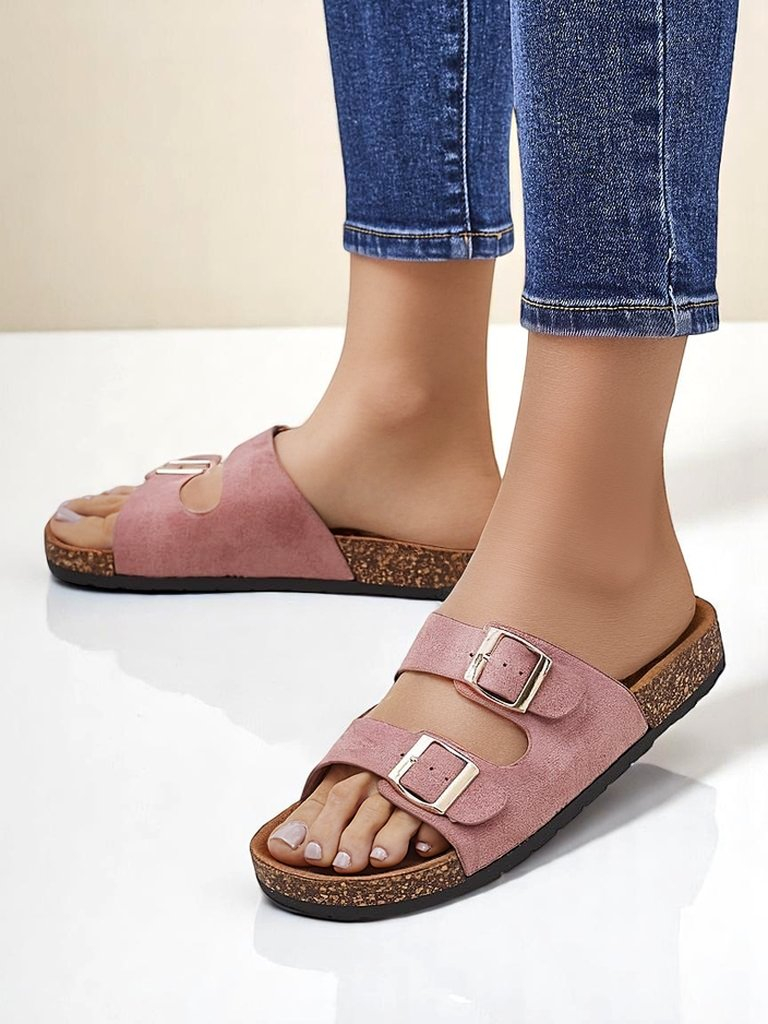 Royalfashion Damensandalen mit Schnallen Foumy