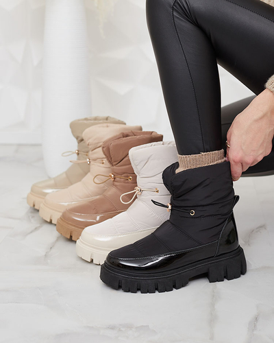 Royalfashion Damen-Schneestiefel in braun Sadella