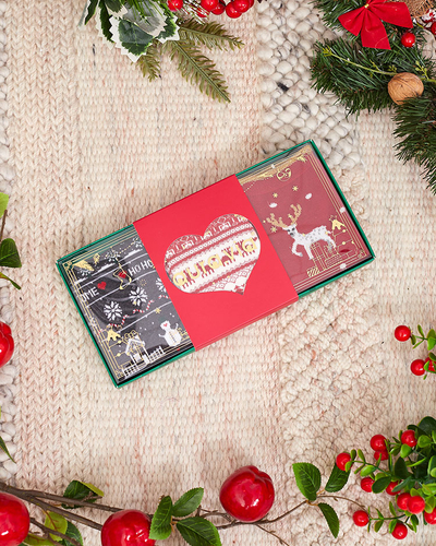 Royalfashion Weihnachtssocken im Karton 3/Pack