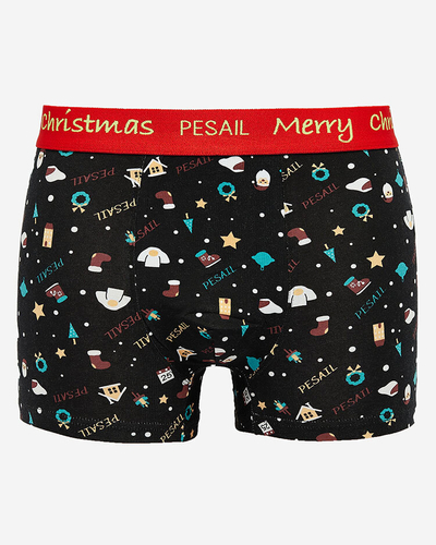 Royalfashion Herren Boxershorts mit Weihnachtsmuster