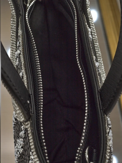 Kleine Damenhandtasche mit Zirkonia-Steinen Sparkle Queen