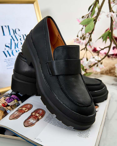 Elegante Nero – Damen Schuhe aus Öko-Leder