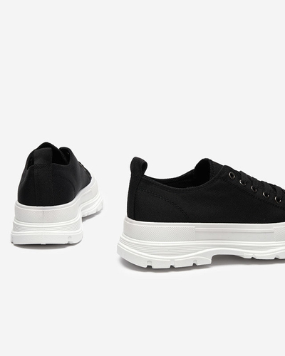 OUTLET Schwarze Sportschuhe für Damen Duami- Schuhe