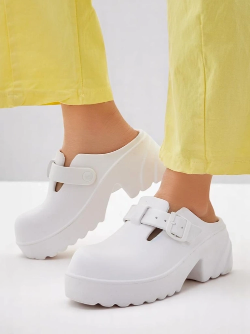 Royalfashion Жіночі гумові босоніжки на підборах Voxones