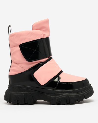 Royalfashion Damen Schneestiefel in rosa Enamirela