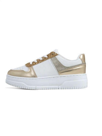 Royalfashion Damen Sneakers mit Glitter Qisofi