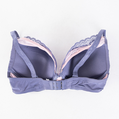 Violett-rosa BH mit Spitze - Unterwäsche