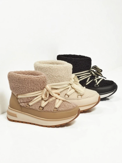 Damen Schneestiefel a'la mit Fell Verruna