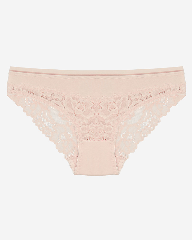 Damen-Spitzenhöschen in Rosa- Unterwäsche