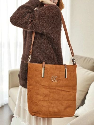 Damen Shopper Handtasche Caryenne aus Öko-Wildleder