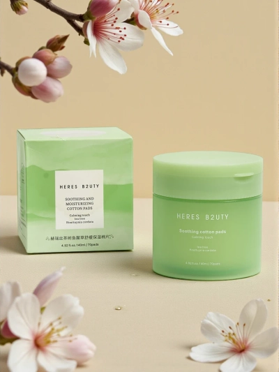 Baumwoll-Kosmetikpads - feuchtigkeitsspendend, beruhigend