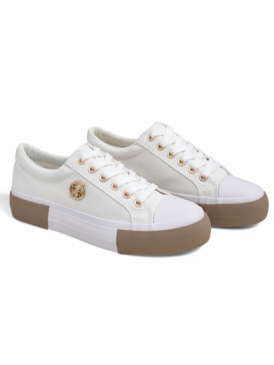 Damen-Sneaker Aurelio Canvas in Weiß