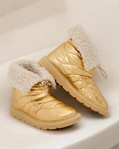 Royalfashion Damen Schneestiefel à la Snow Boots Oferita