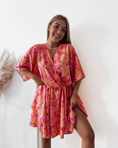 Жіноча міні-сукня Royalfashion з оригінальним візерунком