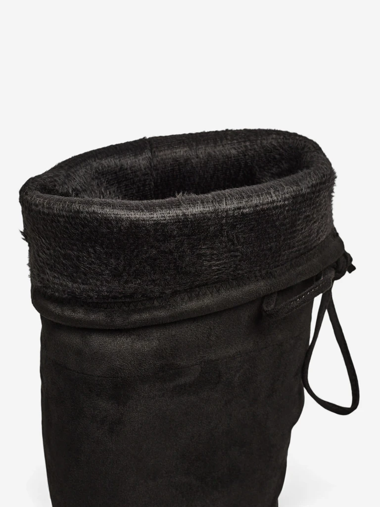 Damen Overknee-Stiefel aus Öko-Wildlederimitat mit Stilettoabsatz Eldirros