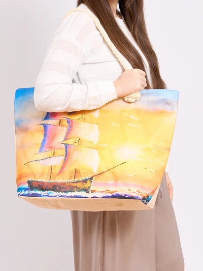 Royalfashion Große Stofftasche mit Druck