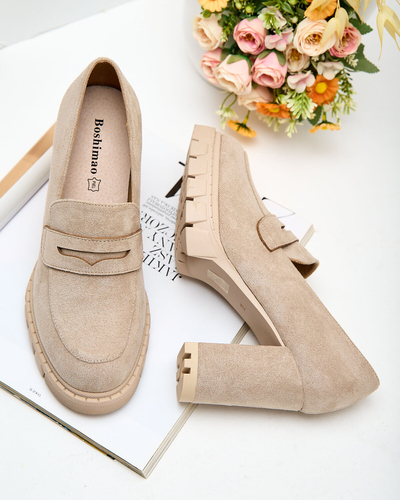 Royalfashion Damen hohe Stöckelschuhe Sluppe